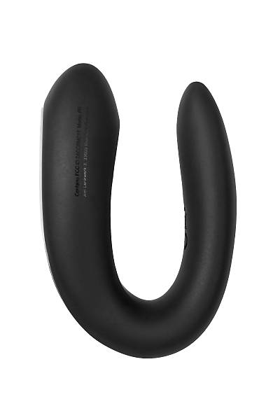 Satisfyer Double Fun Black �iftler ��in Mini Vibrat�r, silikon, siyah, 18 cm