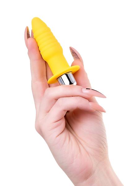 ToDo by Toyfa Lancy anal vibrat�r�, silikon, sar�, 11 cm