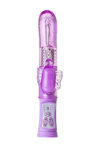 A-Toys by TOYFA High-Tech fantasy klitoral uyar�c� vibrat�r, TPE, mor, 22,4 cm