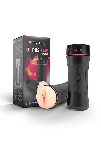Mystim Masturbator OH PUSH ME Vagina  21,5 cm