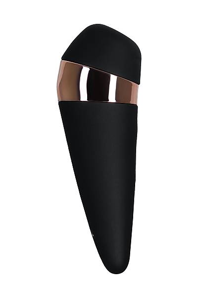 Satisfyer PRO 3 Vakum Dalgas� Temass�z Klitoral Stim�lat�r  Titre�im, Silikon, Siyah, 14 cm.