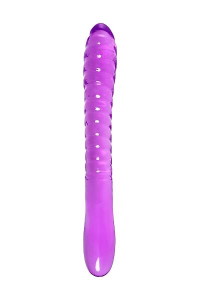 A-Toys by TOYFA ift tarafl yapay penis Frica, TPE, mor, 23 cm