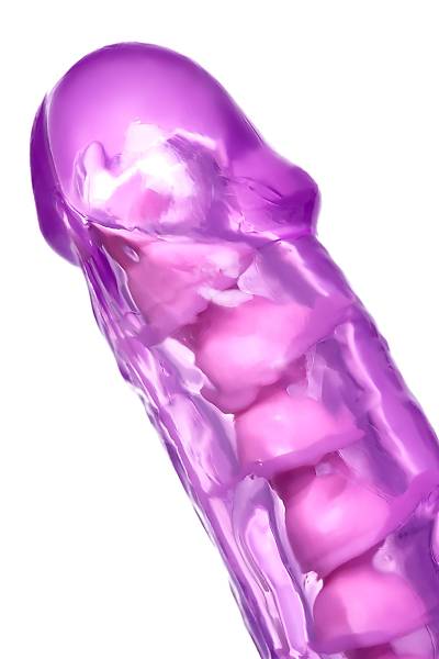 A-Toys by TOYFA Celiam taraf�ndan ger�ek�i yapay penis, TPE, mor, 20,5 cm