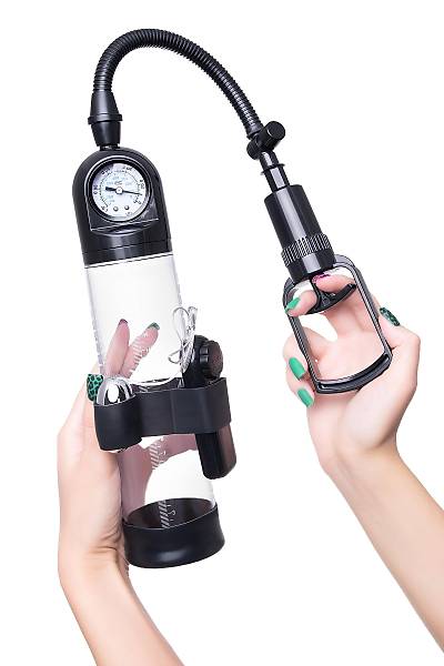 Sexus Men Training Aksel mekanik pompa, ABS plastik, Siyah, 70 cm