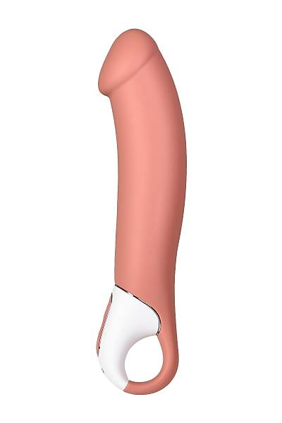 Satisfyer Vibes Master Vibrat�r Ger�ek�i olmayan , silikon, bej, 23,5 cm.
