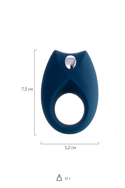 Satisfyer Royal One Blue Erekte penis halkas� , silikon, mavi, 7,5 cm.