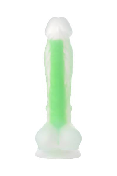 Beyond by Toyfa Yapay penis, karanlkta parlayan, Wade Glow, Silikon, Transparan, 20 cm