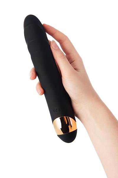 WANAME D-SPLASH Ger�ek�i olmayan Storm Vibrat�r�, Silikon, Siyah, 22,5 cm