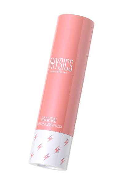 PHYSCS TESLA G-PONT elektro stimlasyonlu vibratr, silikon, pembe, 21 cm