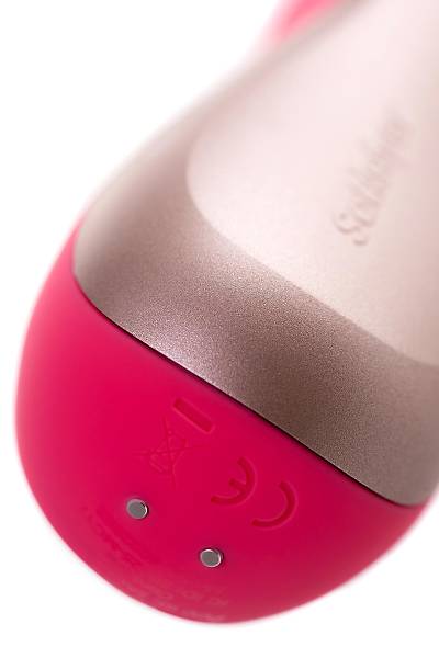 Satisfyer Mono Flex Connect App Red Ger�ek�i olmayan vibrat�r, silikon, k�rm�z�, 20,4 cm.