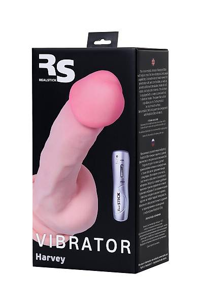 TOYFA RealStick Elite Harvey Gereki Vibratr TPR Malzeme 20 cm