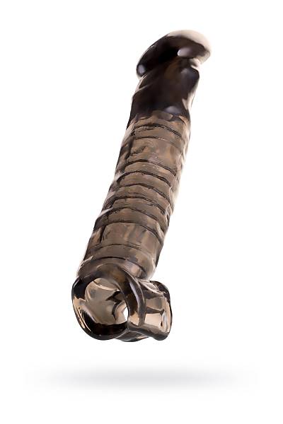 Toyfa XLover ba�l���, boyutu artt�rmak i�in, TPE, siyah, transparan, 22.5 cm