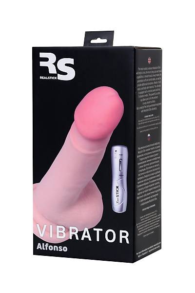 TOYFA RealStick Elite Alfonso Gereki Vibratr, TPR Malzeme 18,5 cm