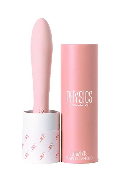 PHYS�CS GALVAN� V�BE elektro stim�lasyonlu vibrat�r, silikon, pembe, 21 cm