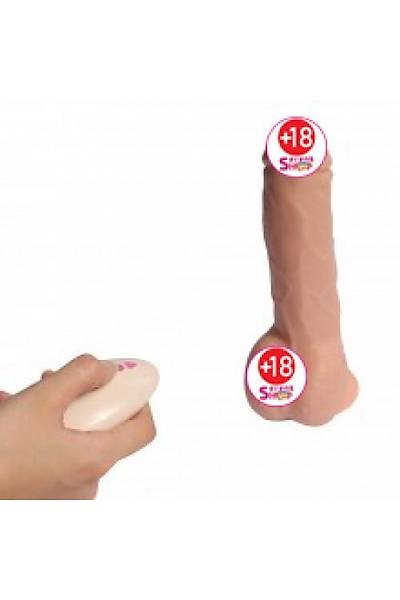 Uzaktan Kumandal Yeni Nesil Sarjl 10 Fonksiyon Titreimli Realistik Vibratr