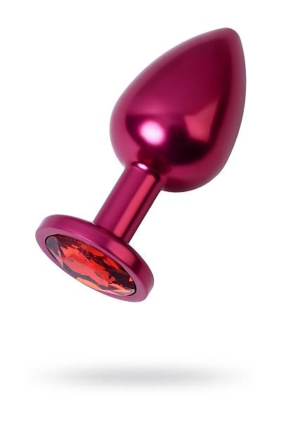 Metal by TOYFA anal k�l�f, Metal, k�rm�z�, k�rm�z� kristalli, �3,4 cm, 85 g