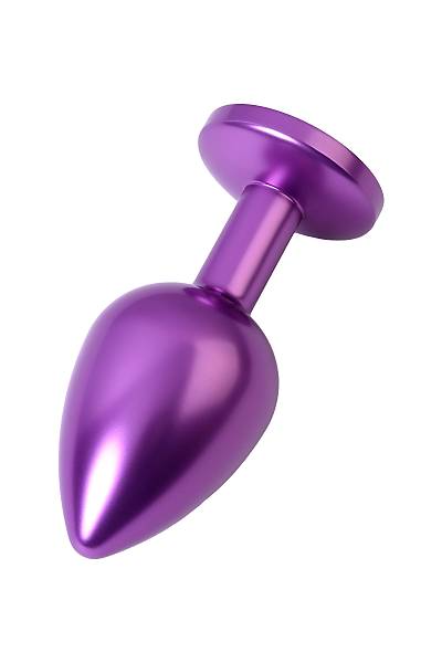 Metal by TOYFA Anal k�l�f, mor, mor kristalli, 8,2 cm, �3,4 cm, 85 g.