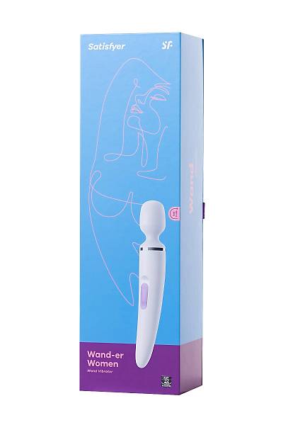 Satisfyer Wand-er Woman Beyaz 34 cm Masaj Aleti