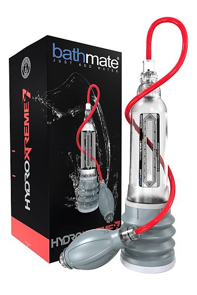 Bathmate HYDROXTREME7 hidrolik pompa, ABS plastik, transparan, 30 cm (Hydromax Xtreme X30 muadili)