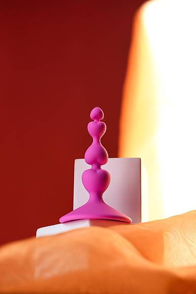 ToDo by Toyfa Loverty anal k�l�f, silikon, pembe, 8 cm, � 2,3 cm