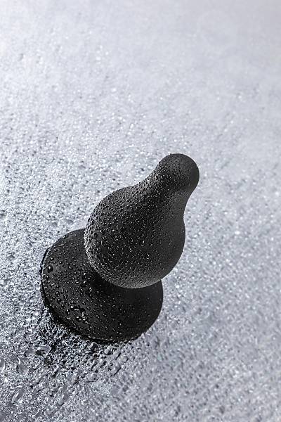 Erotist Spade L anal klf, Silekspan, siyah, 11 cm