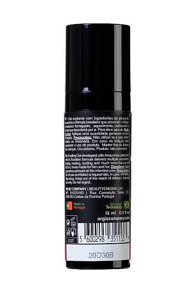 ORGE Isnma ve soutma etkisi olan Sexy Vibe Intense Orgasm Masaj Jeli, 15 ml