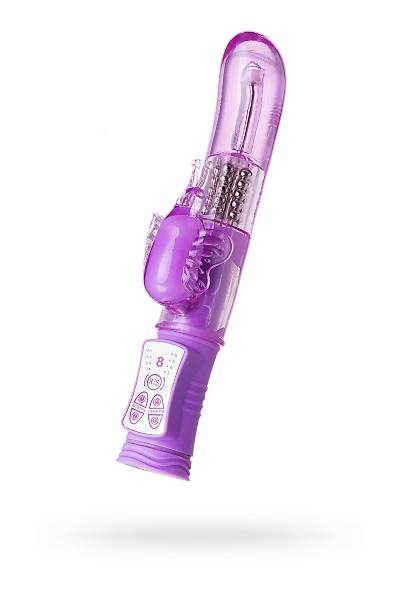 A-Toys by TOYFA High-Tech fantasy klitoral uyar�c� vibrat�r, TPE, mor, 22,4 cm