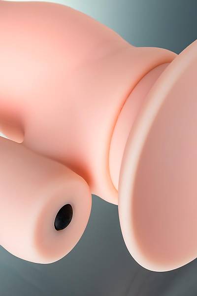 Ger�ek�i TOYFA A-Toys Twint yapay penis, silikon, ��plak, 19,5 cm