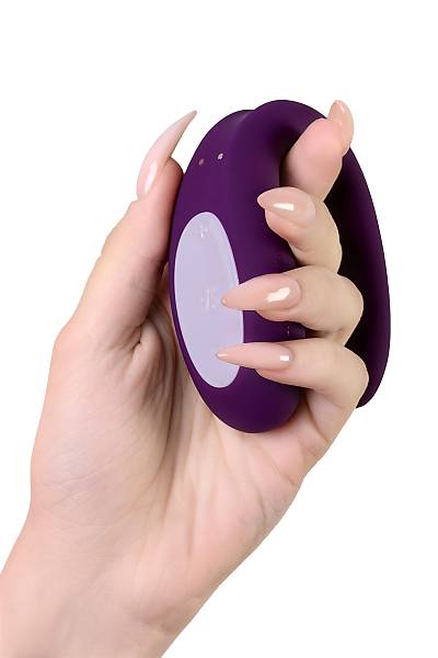 Satisfyer Double Joy Connect App Violet �iftler i�in �ok i�levli stim�lat�r, silikon, mor, 18 cm