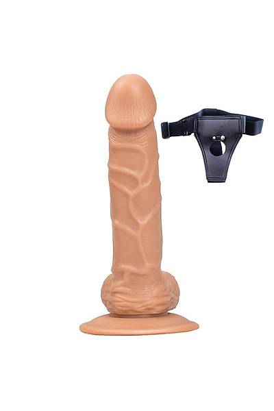 Belden Balamal Realistik Et Dokulu Penis 18cm