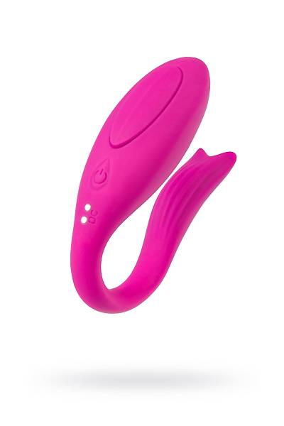 A-Toys by TOYFA Dolphy �iftler ��in Vibrat�r, Silikon, Pembe, 9,6 cm