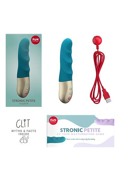 Fun Factory Pulsat�r-Mini STRON�C PET�TE, silikon, cam g�be�i, 17 cm