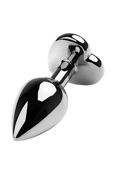 Metal by TOYFA anal klf, Metal, gm, krmz kristalli, 7 cm,  2,7 cm, 50 g