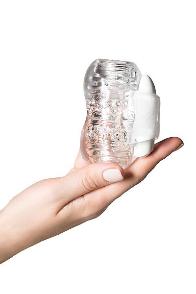 Lingam by TOYFA Masturbator gereki olmayan Khani, TPE, transparan, 9 cm