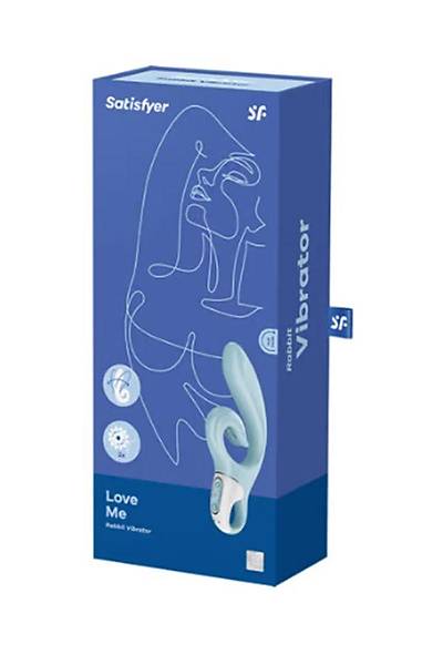 Satisfyer Love me Tav�an vibrat�r� Sev beni, silikon, mavi