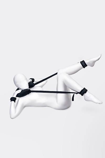 Anonymo sabitleme ask�s� #0701 yast�kl�, kadife, siyah, 127 cm