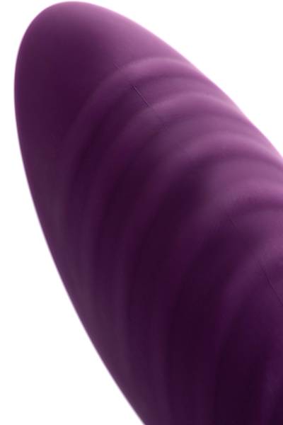 L'ERONA by TOYFA Mave ift stimlasyonlu masaj aleti, silikon, mor, 14 cm