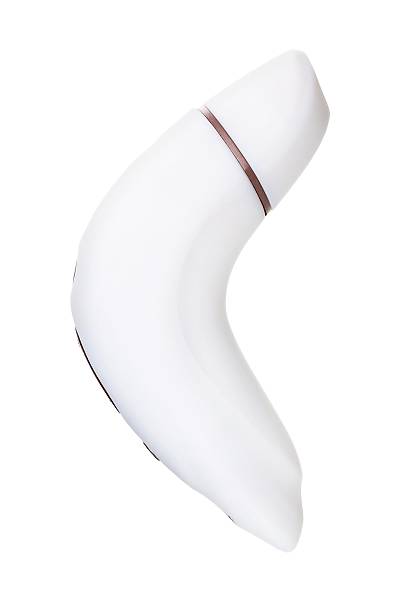 Satisfyer Pro Plus Klitoral stimlatr  Titreim, Silikon + ABS plastik, beyaz, 19 cm.