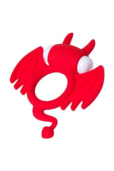 JOS SWEET DEV�L penis montaj halkas�, silikon, k�rm�z�, 8,5 cm