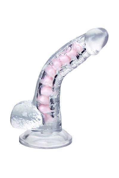 A-Toys by TOYFA Esnek Paret yapay penis, TPE, Transparan, 18 cm