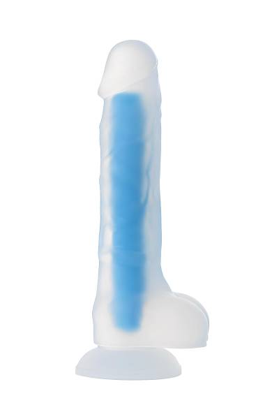 Beyond by Toyfa Yapay penis, karanl�kta parlayan, Bruce Glow, Silikon, Transparan, 22 cm
