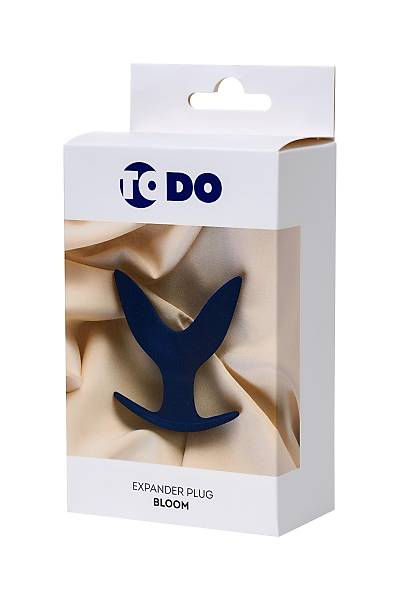 ToDo by Toyfa Bloom geni�leyen anal K�l�f, silikon, mavi, 9,5 cm, � 7 cm