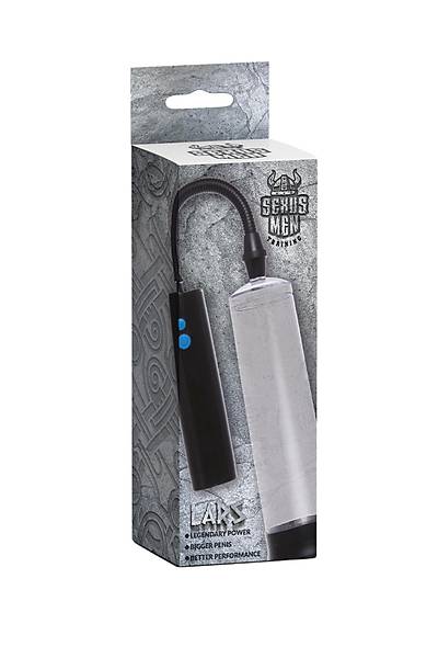 Sexus Men Lars otomatik penis Pompas�, ABS plastik, Siyah, 62 cm