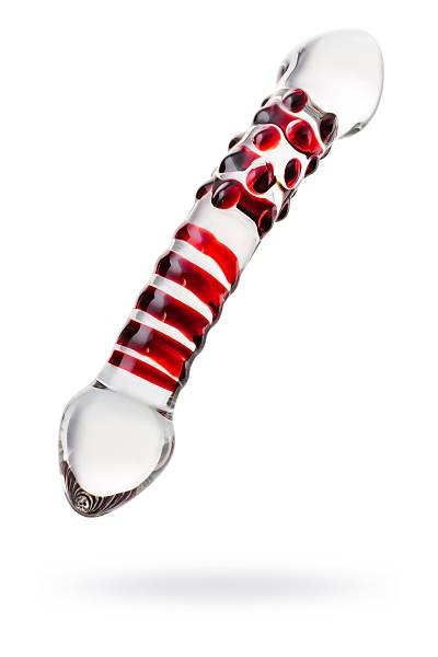 Sexus Glass �ift tarafl� yapay penis, cam, transparan, 21 cm