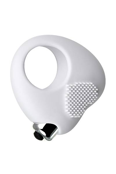 JOS Cinsel ili�ki uzatma titre�im halkas� MOYS, silikon, beyaz, 6,7 cm