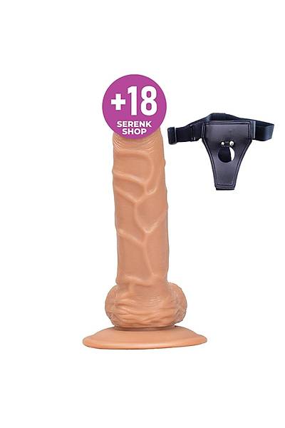 Belden Balamal Realistik Et Dokulu Penis 18cm