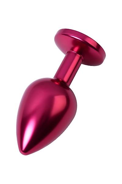 Metal by TOYFA anal k�l�f, Metal, k�rm�z�, k�rm�z� kristalli, �3,4 cm, 85 g