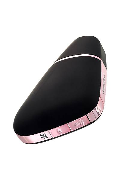 Satisfyer Love Triangle Vakum Dalgas� Klitoral Stim�lat�r, Silikon, Siyah, 8,8 cm