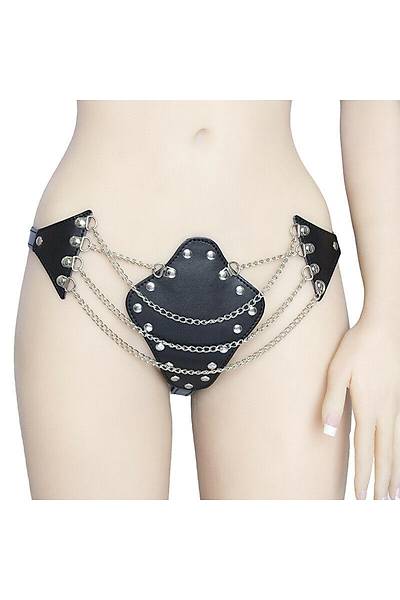 Fancy Fantezi Zincir Detayl Sexy Badi