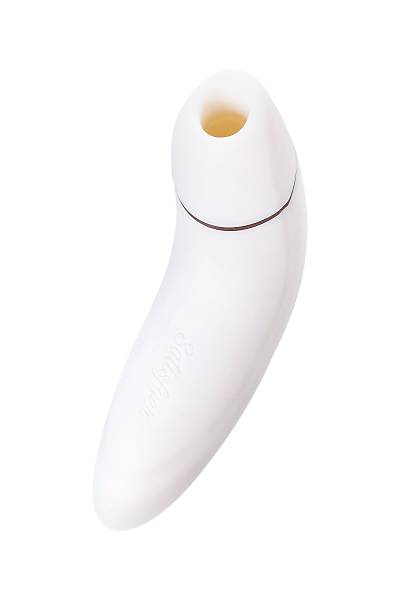Satisfyer Pro Plus Klitoral stimlatr  Titreim, Silikon + ABS plastik, beyaz, 19 cm.